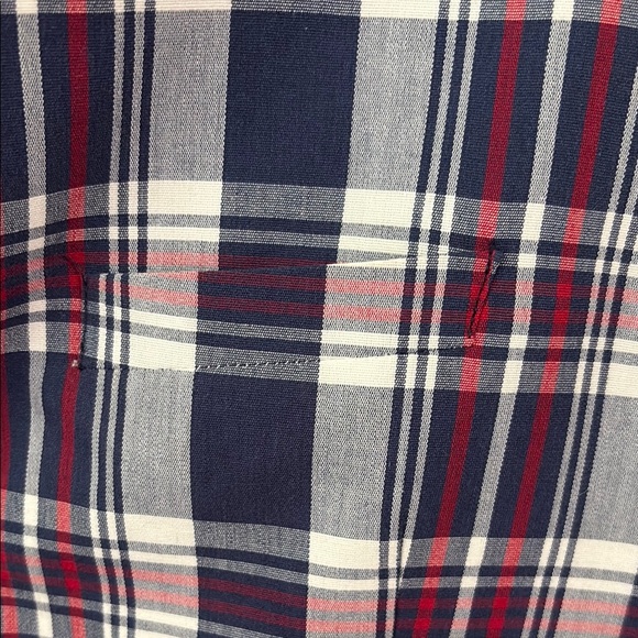 Alan Flusser Plaid Button-Up Vest - large. - Picture 3 of 13